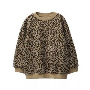 ZARA HEAVYWEIGHT ANIMAL PRINT SWEATSHIRT